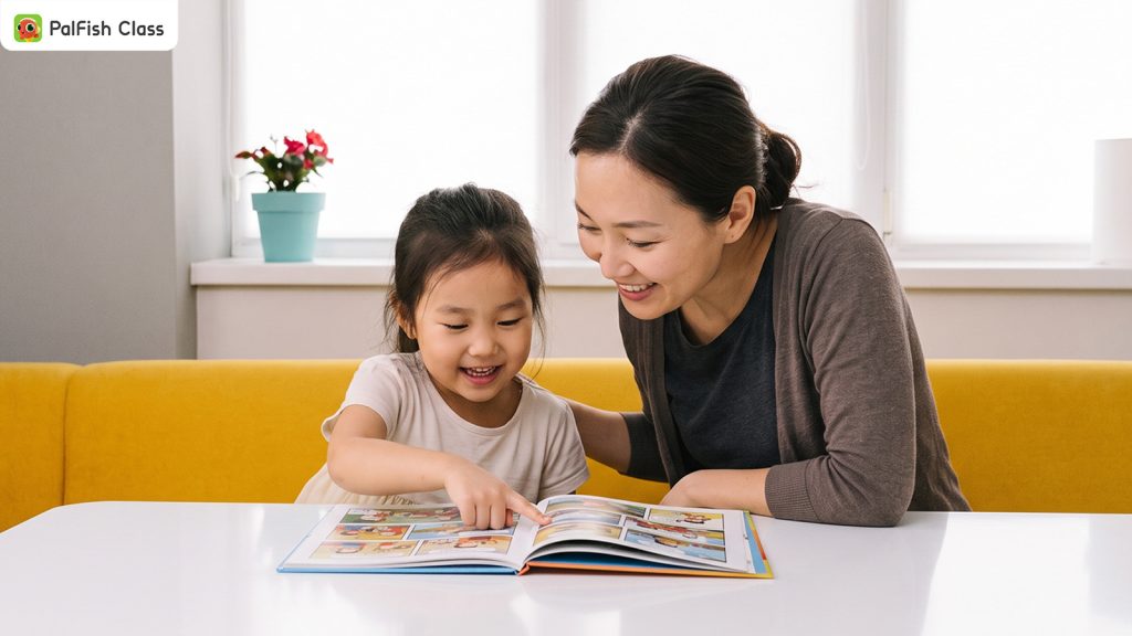Cách sửa lỗi tiếng Anh cho trẻ bằng cách mẹ nhắc lại câu đúng khi bé kể về hai chú mèo