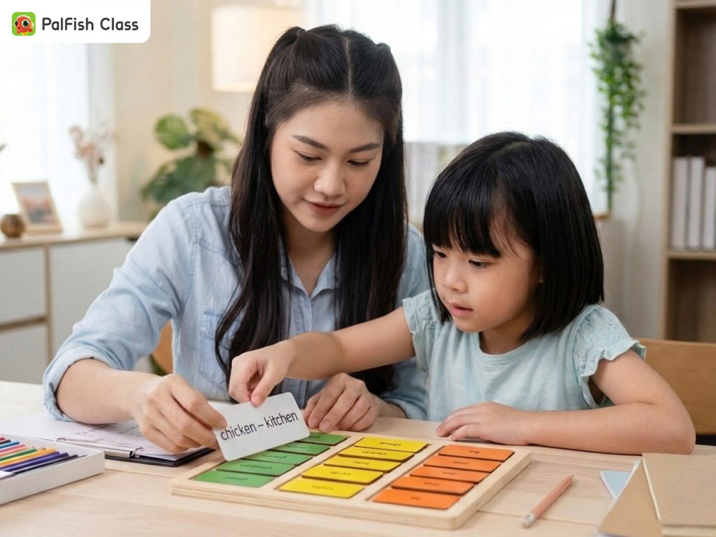 Cách sửa lỗi tiếng Anh cho trẻ theo thứ tự ưu tiên giữa từ vựng, phát âm và ngữ pháp